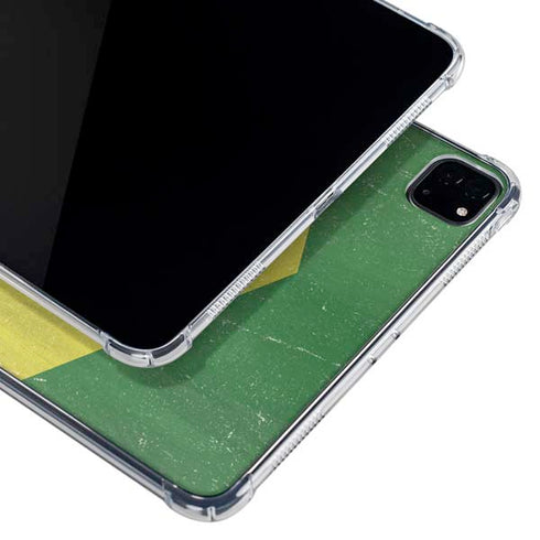 Brazil Flag Distressed iPad Cases